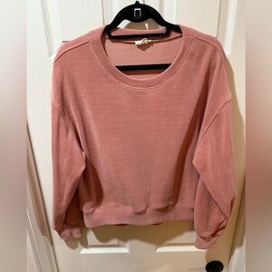 Bought from a Boutique. Pink Ribbed Sweater size M.
